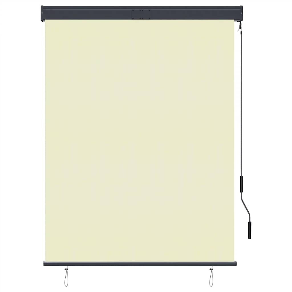 vidaXL Rolgordijn Buiten 120x250 Crème - 40% Korting!