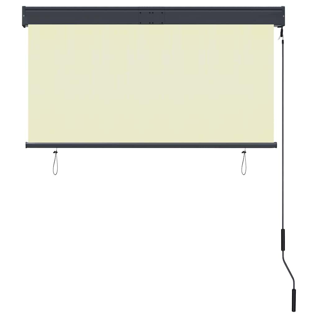 vidaXL Rolgordijn Buiten 120x250 Crème - 40% Korting!