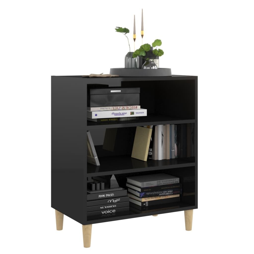 vidaXL Dressoir Zwart Hoogglans - Beschadigd - 55% Korting!