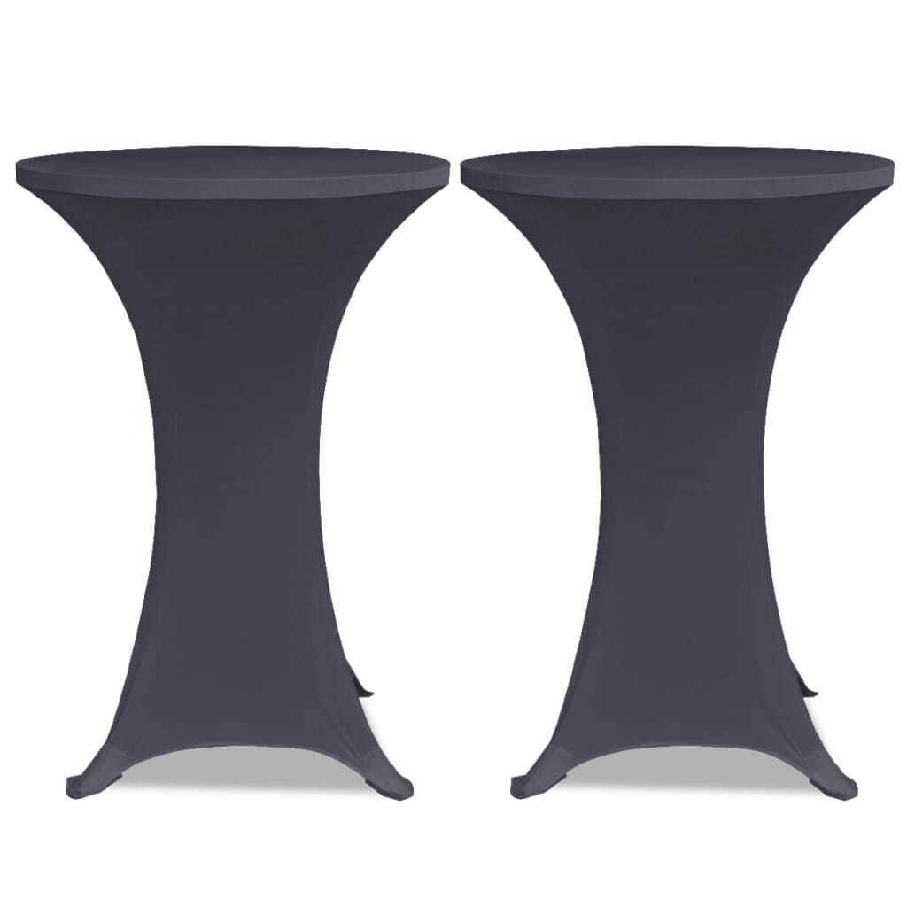vidaXL Stoelhoes 2st Antraciet 60cm - 53% Korting!