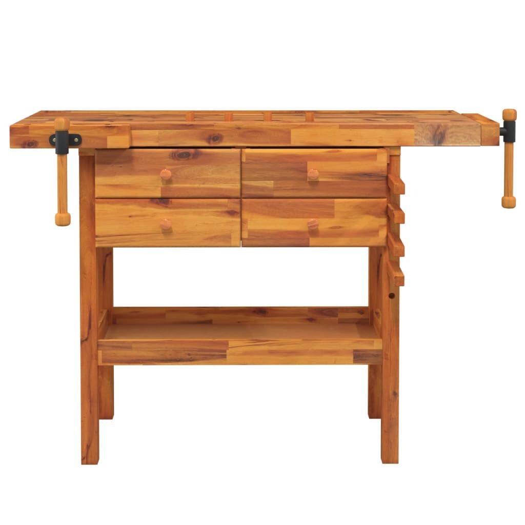 vidaXL Werkbank Acaciahout 124cm - 55% Korting! Krassen