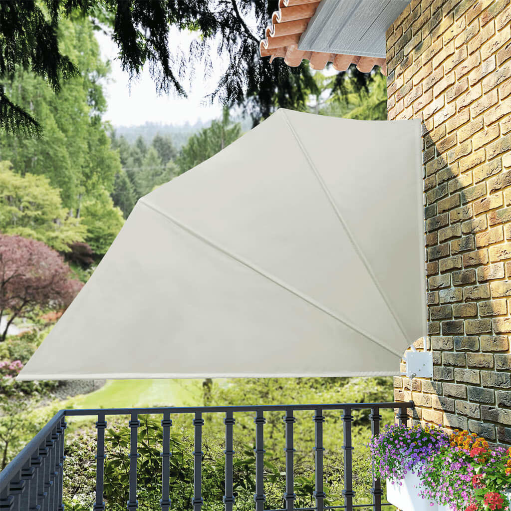 vidaXL Balkonscherm Crème 160x240cm - 55% Korting!