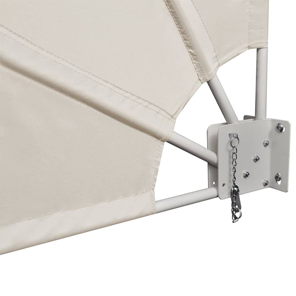 vidaXL Balkonscherm Crème 160x240cm - 55% Korting!