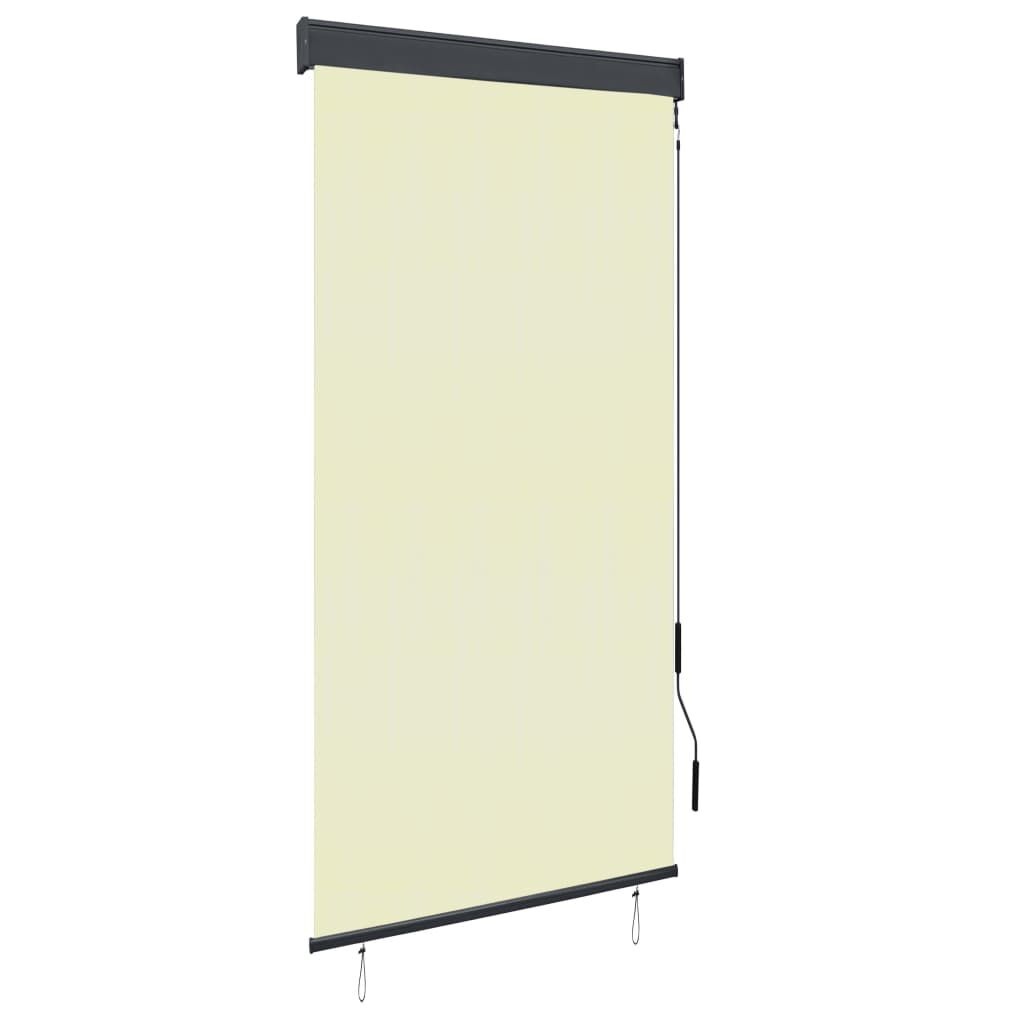 vidaXL Rolgordijn Buiten Crème 100x250cm - 40% Korting!