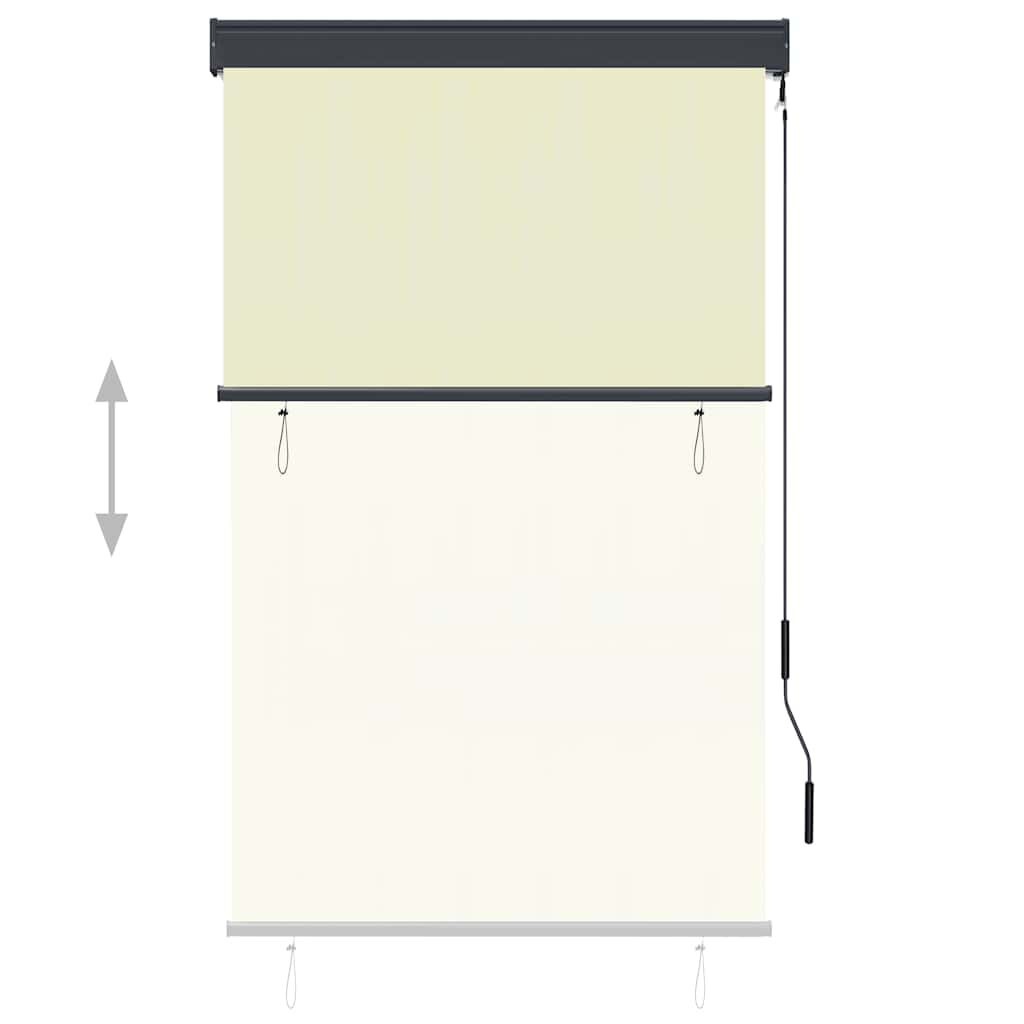 vidaXL Rolgordijn Buiten Crème 100x250cm - 40% Korting!