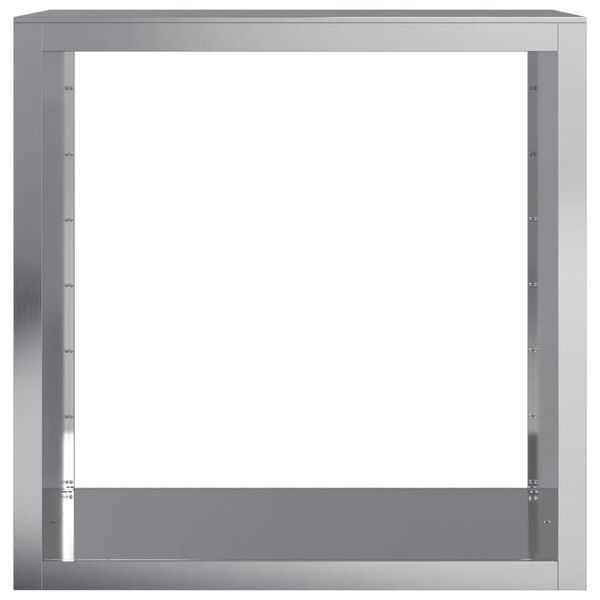 VidaXL Haardhoutrek 100x40x100cm Gegalvaniseerd - 45% Korting!