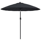 vidaXL Parasol 270cm Zwart - 46% Korting! Zo Goed Als Nieuw