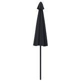 vidaXL Parasol 270cm Zwart - 46% Korting! Zo Goed Als Nieuw