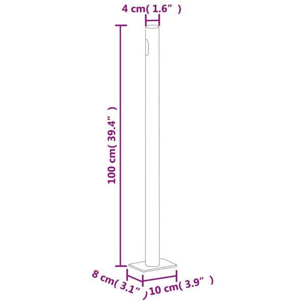 vidaXL Uittrekbaar Windscherm 160x1000cm Antraciet - 64% Korting!