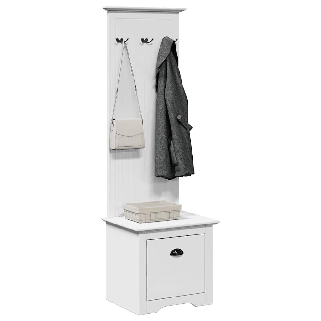 vidaXL Gangkast Wit 50x40x157cm - 60% Korting! (Scheur)
