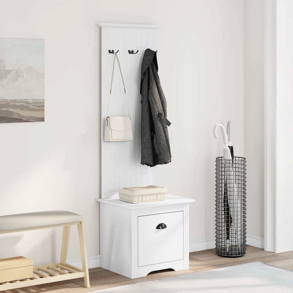 vidaXL Gangkast Wit 50x40x157cm - 60% Korting! (Scheur)