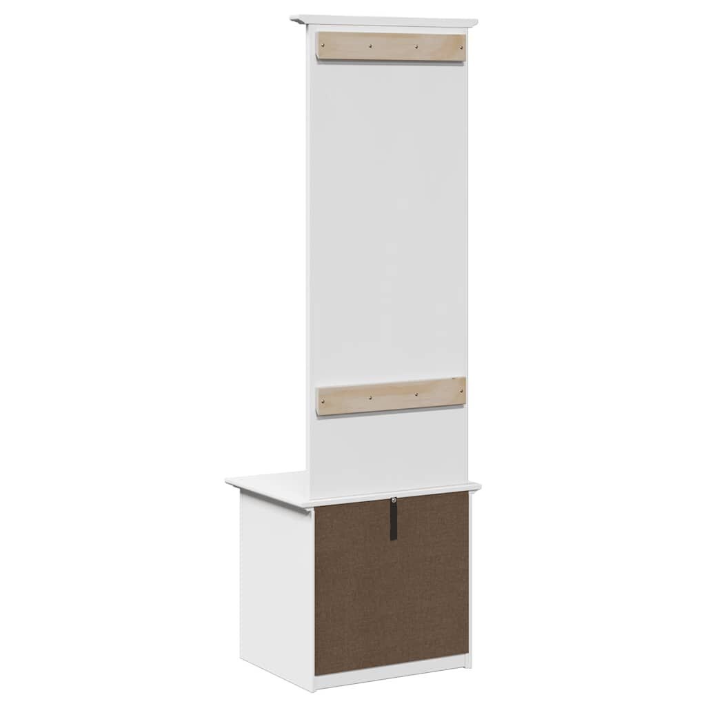 vidaXL Gangkast Wit 50x40x157cm - 60% Korting! (Scheur)