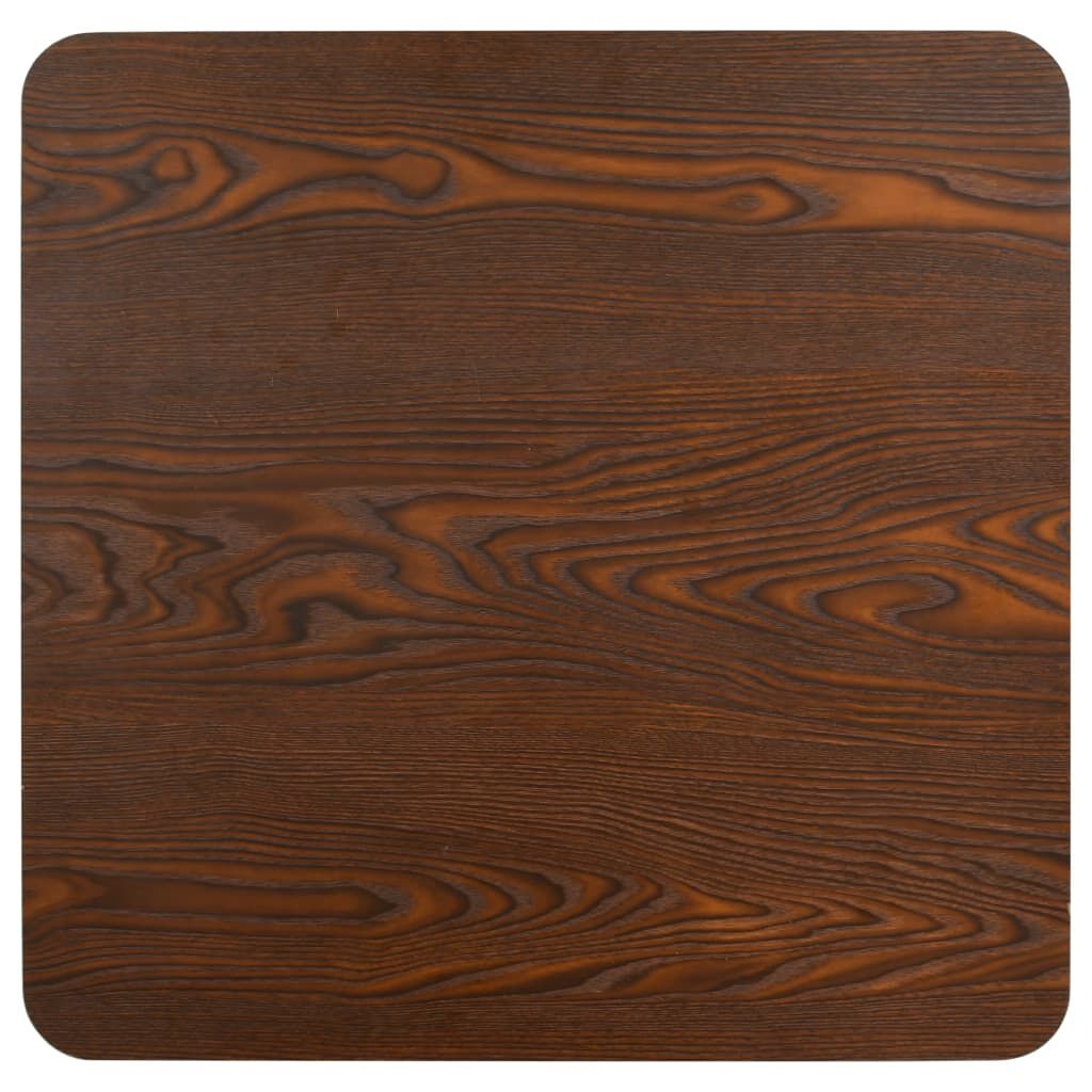 Bistrotafel Donkerbruin 60x60cm - Retourdeal! 40% Korting