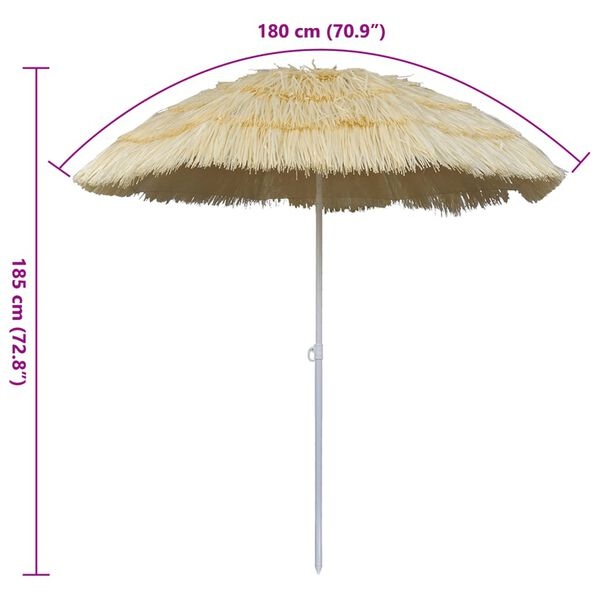 Hawaii Strandparasol Kantelbaar - 35% Korting!
