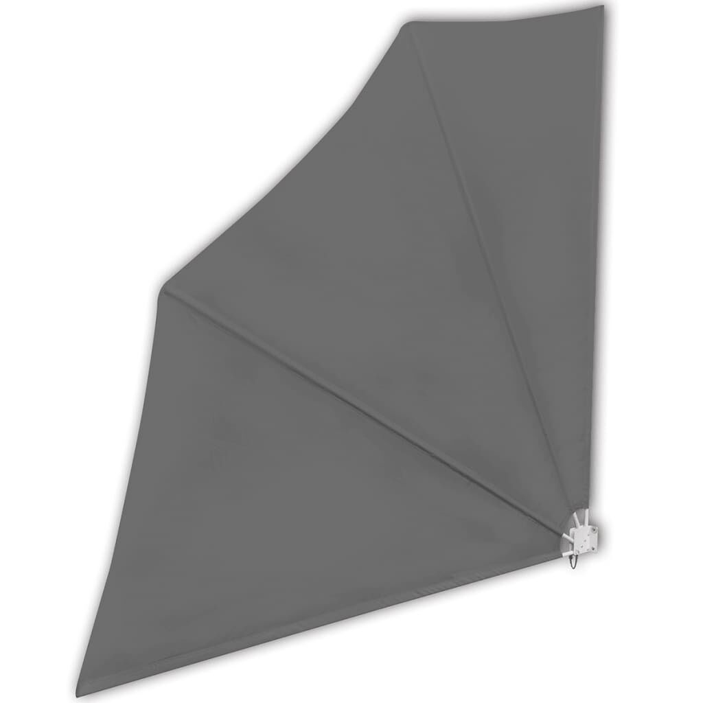vidaXL Balkonscherm Inklapbaar 140x140 Grijs - 40% Korting!