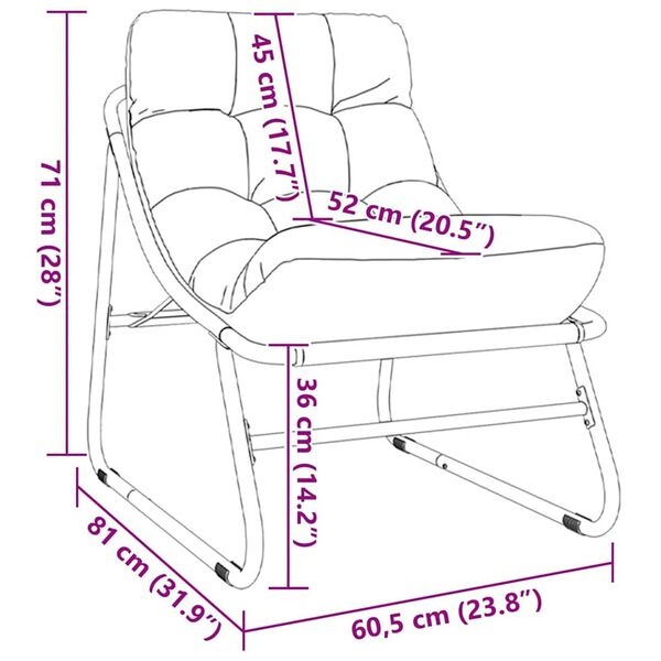 VidaXL Tuinmeubelset 2-delig Zwart -40%! Zo goed als nieuw