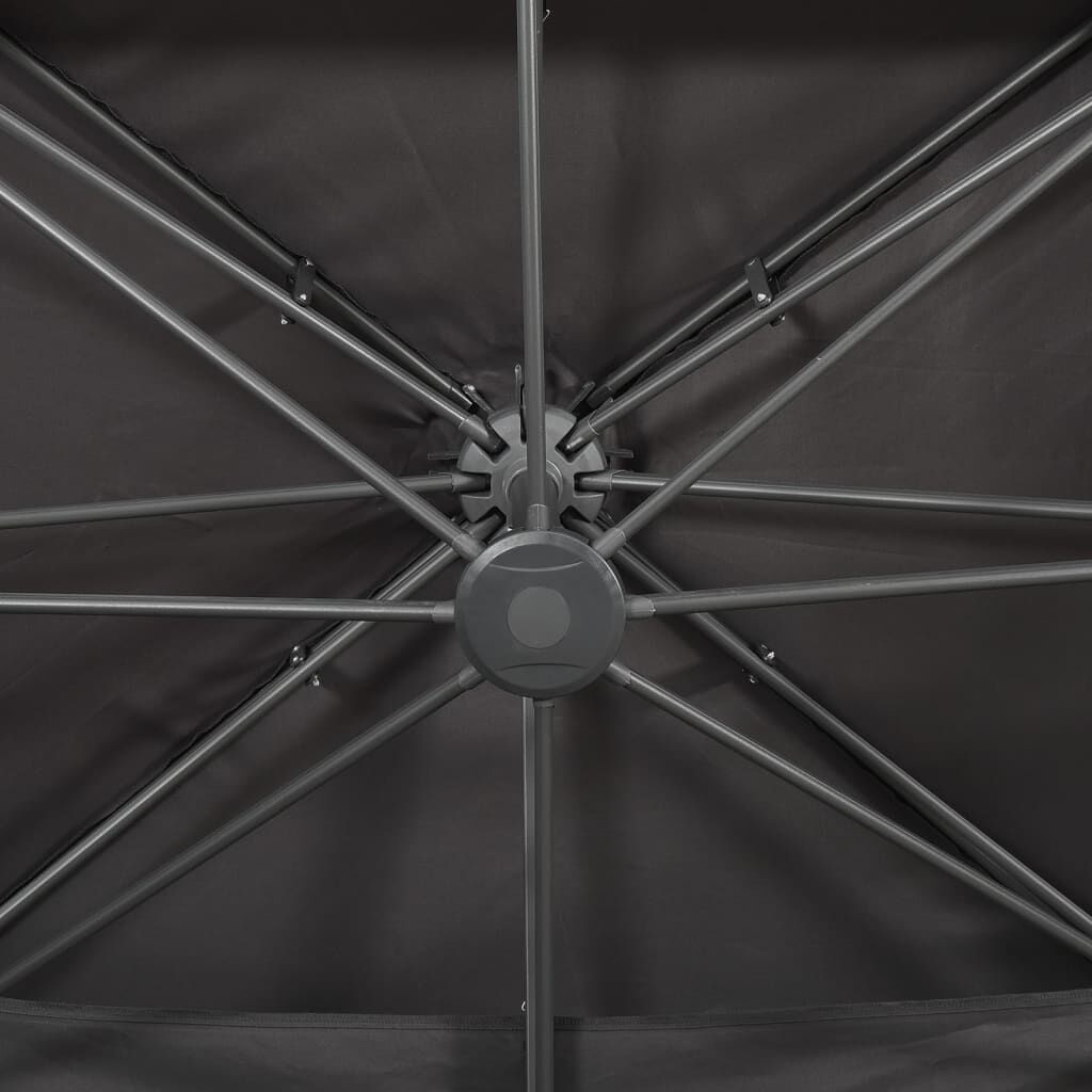 vidaXL Zweefparasol Antraciet 400x300cm - 55% Korting!