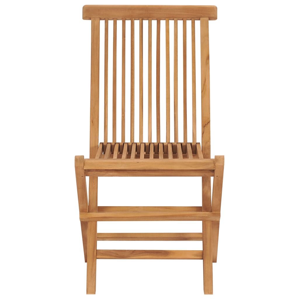 vidaXL Tuinstoelen Teak (4 stuks) - 40% Korting! Zo Goed Als Nieuw
