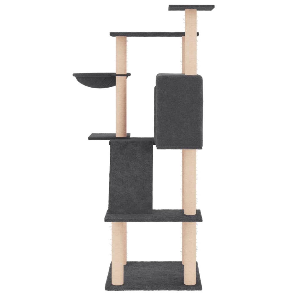Kattenmeubel met Krabpalen Donkergrijs - 35% Korting!