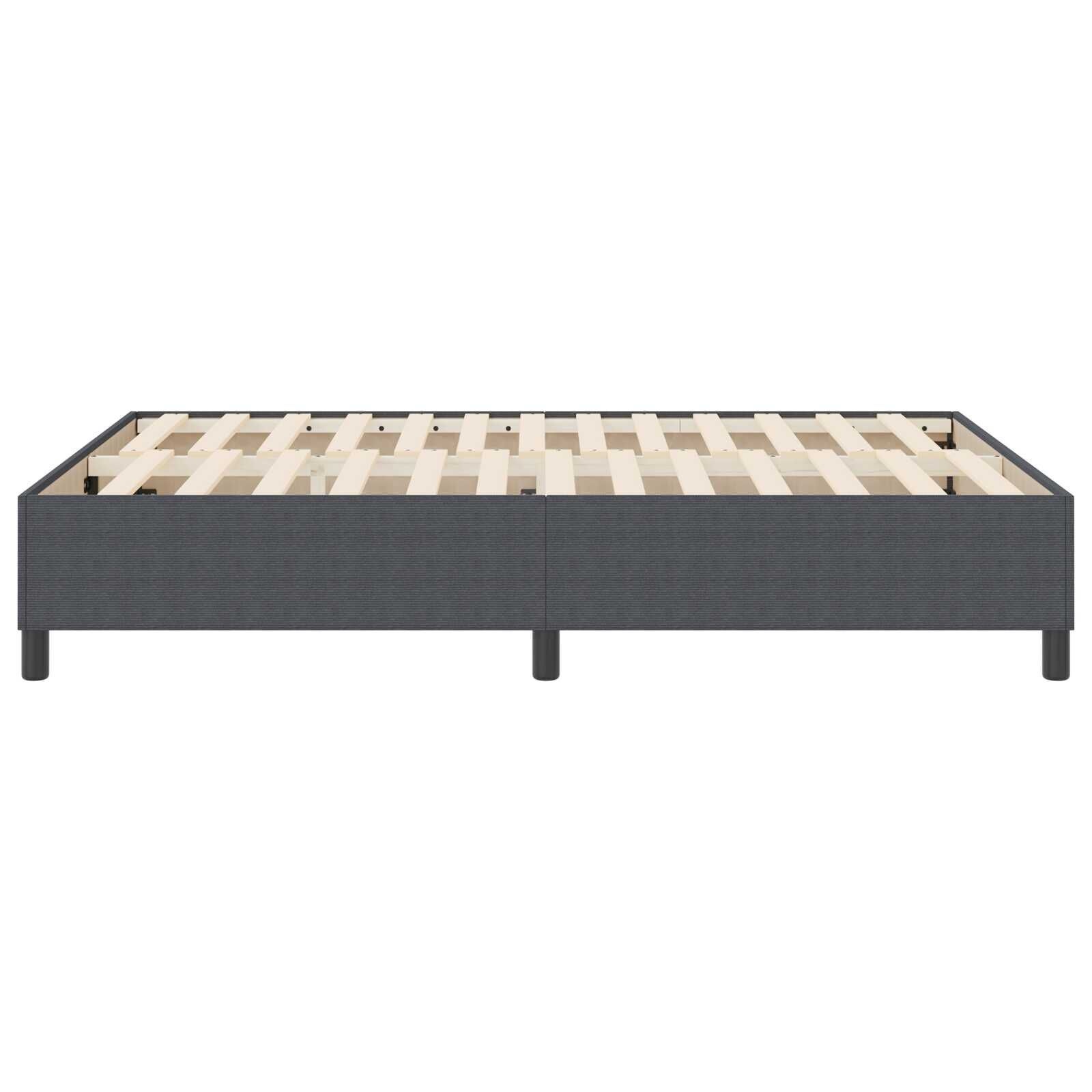 vidaXL Boxspring 160x200 Donkergrijs - 40% Korting!
