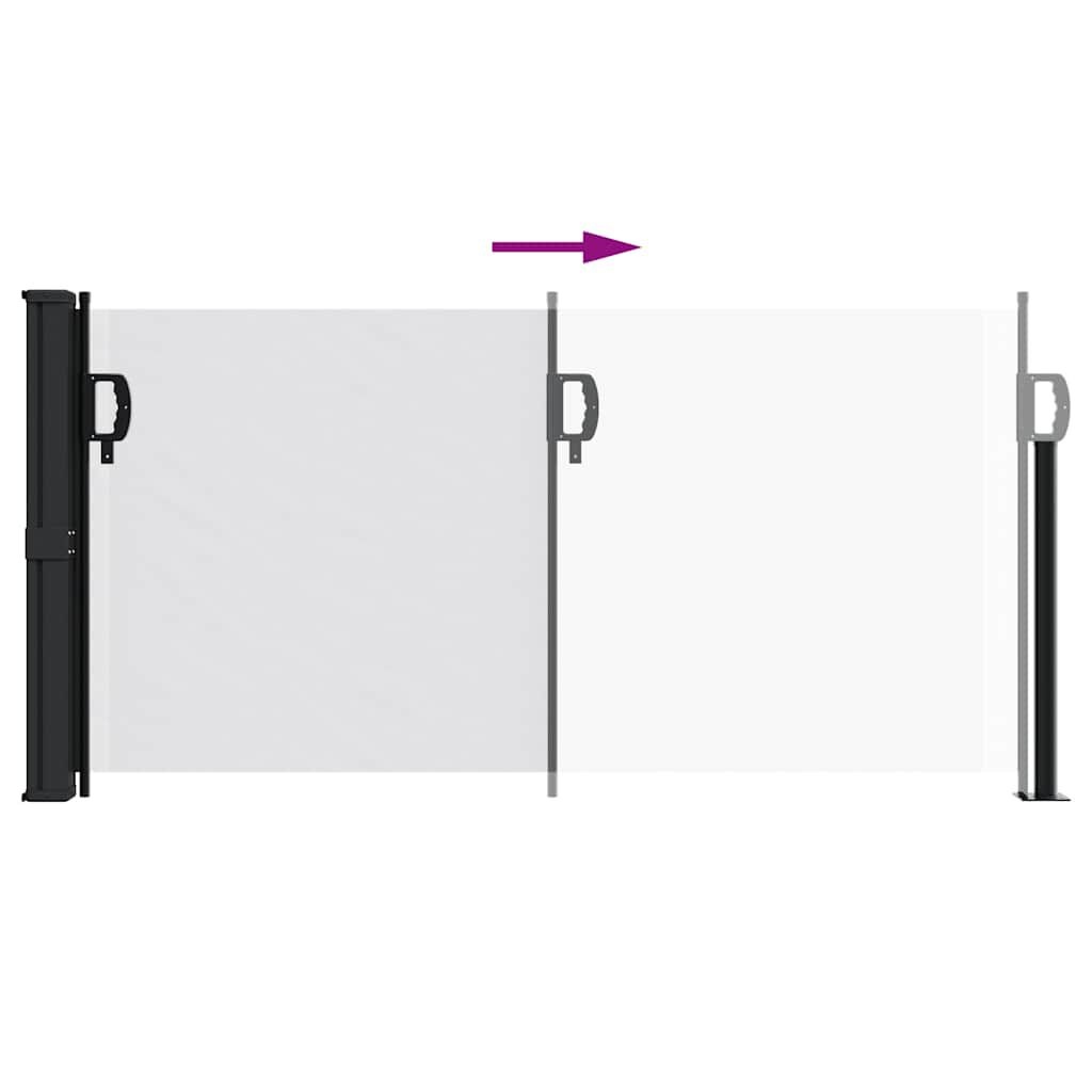 vidaXL Uittrekbaar Windscherm 100x500 cm Wit - 40% Korting!