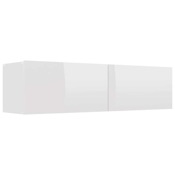 VidaXL TV-meubel Wit Hoogglans 120cm - 40% Korting!