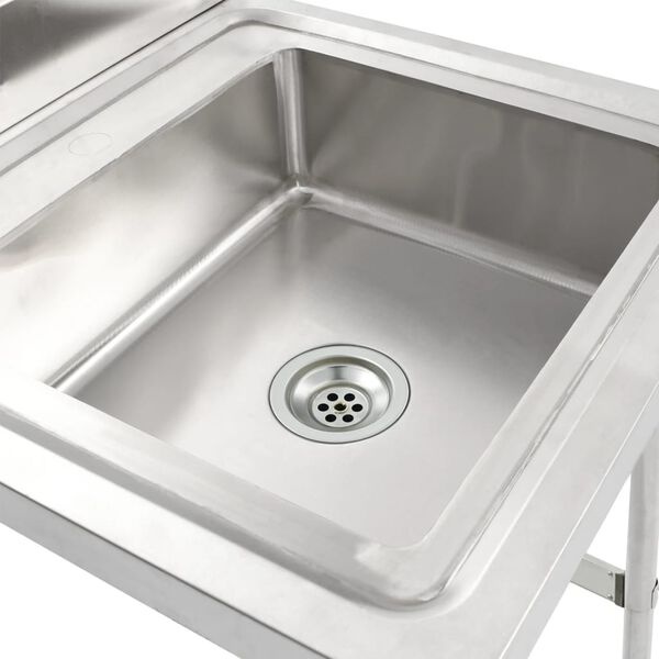 vidaXL RVS Gootsteen Enkele Bak - 55% Korting!