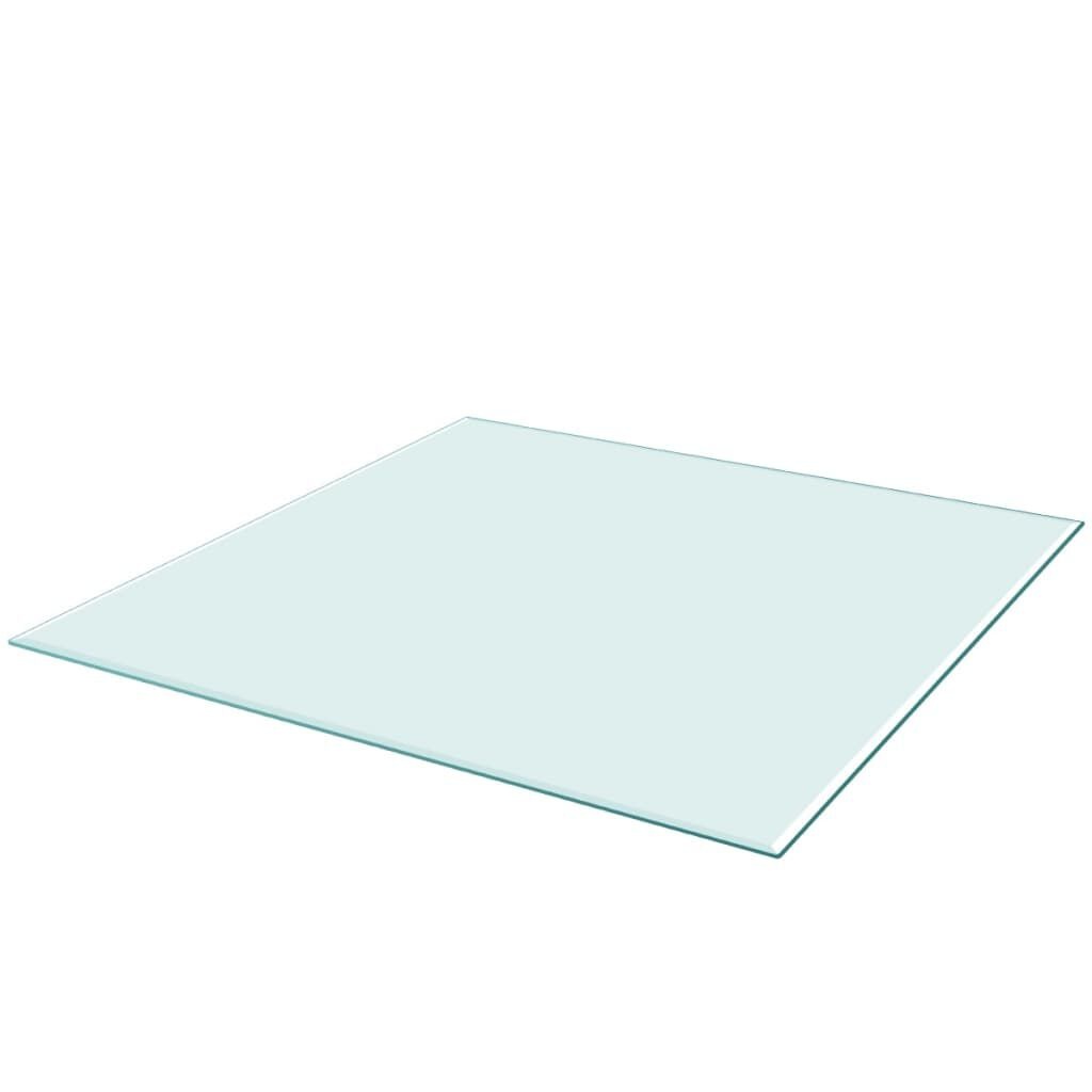 vidaXL Vierkant Glazen Tafelblad 80x80cm - 35% Korting!