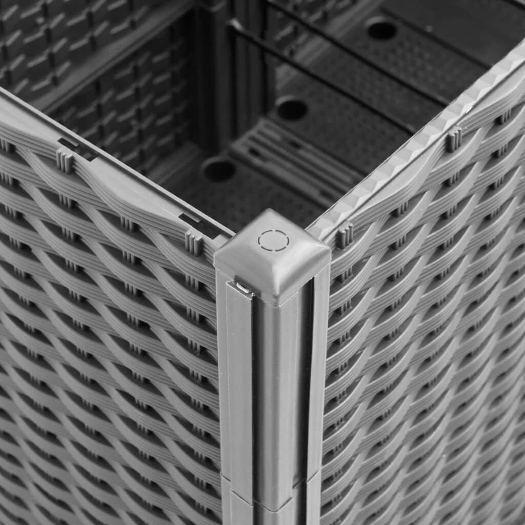 vidaXL Plantenbak met Latwerk Lichtgrijs - 35% Korting!