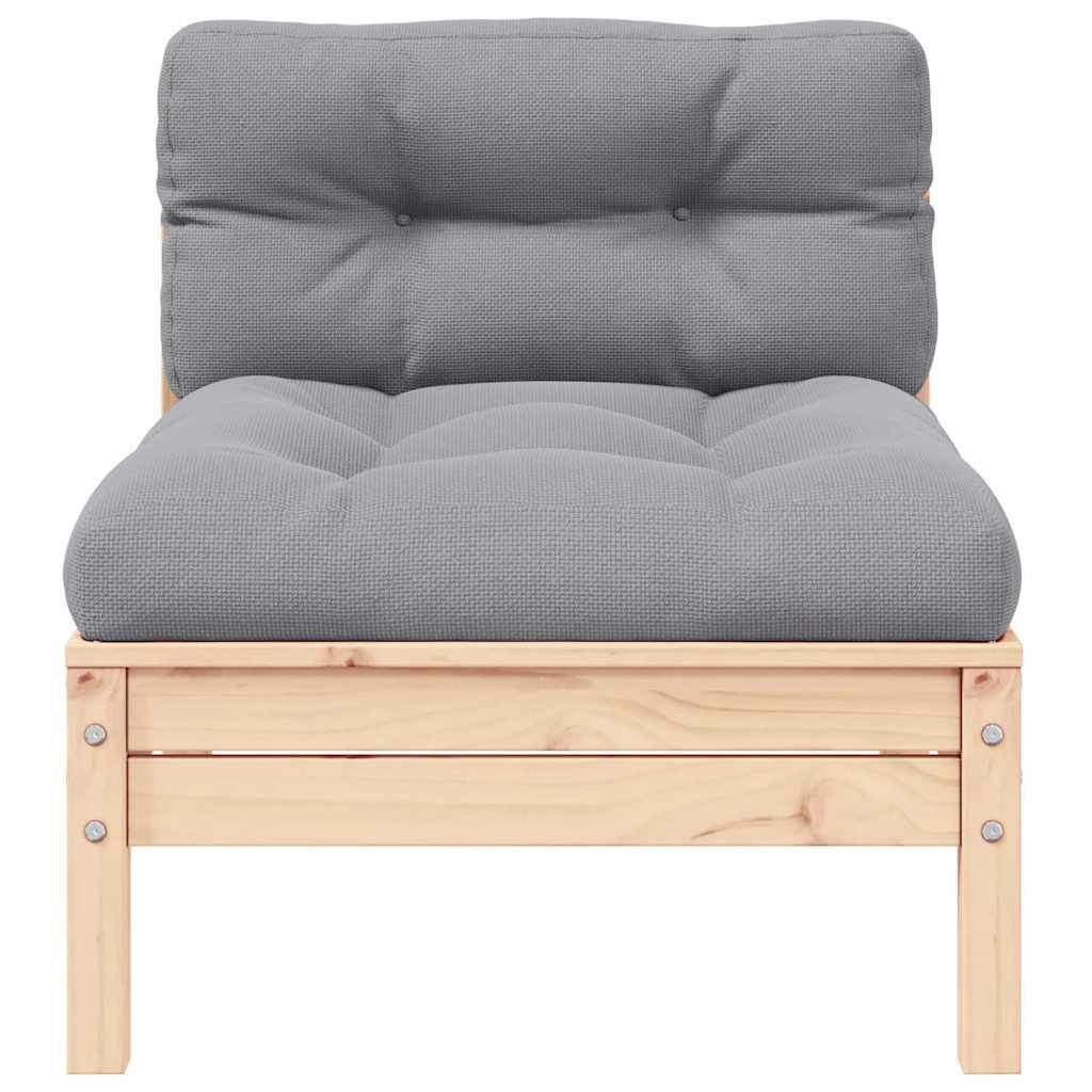 VidaXL Loungeset Grenenhout Grijs - 3-delig - 40% Korting!