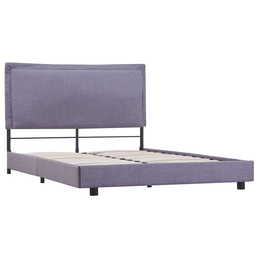 vidaXL Bedframe 140x200 Lichtgrijs - 55% Korting! (Krasjes)