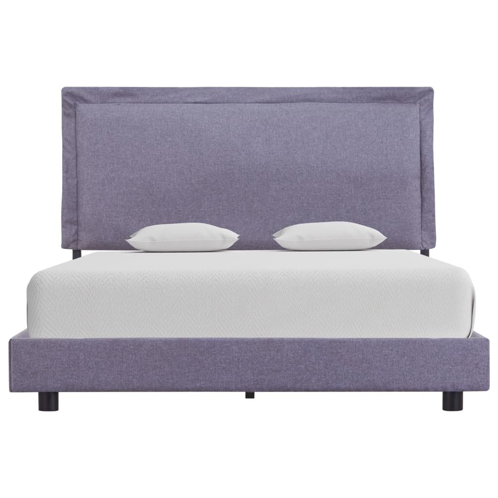 vidaXL Bedframe 140x200 Lichtgrijs - 55% Korting! (Krasjes)
