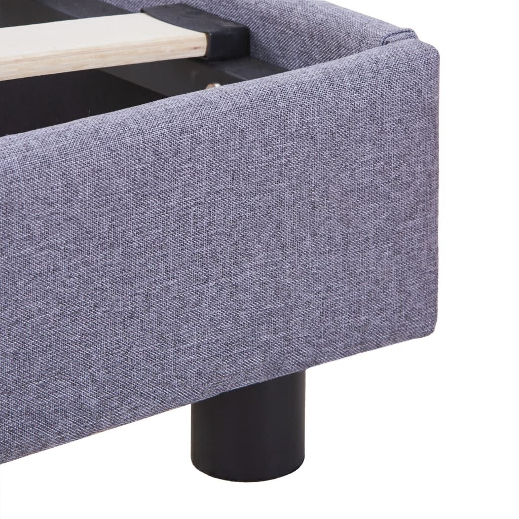 vidaXL Bedframe 140x200 Lichtgrijs - 55% Korting! (Krasjes)