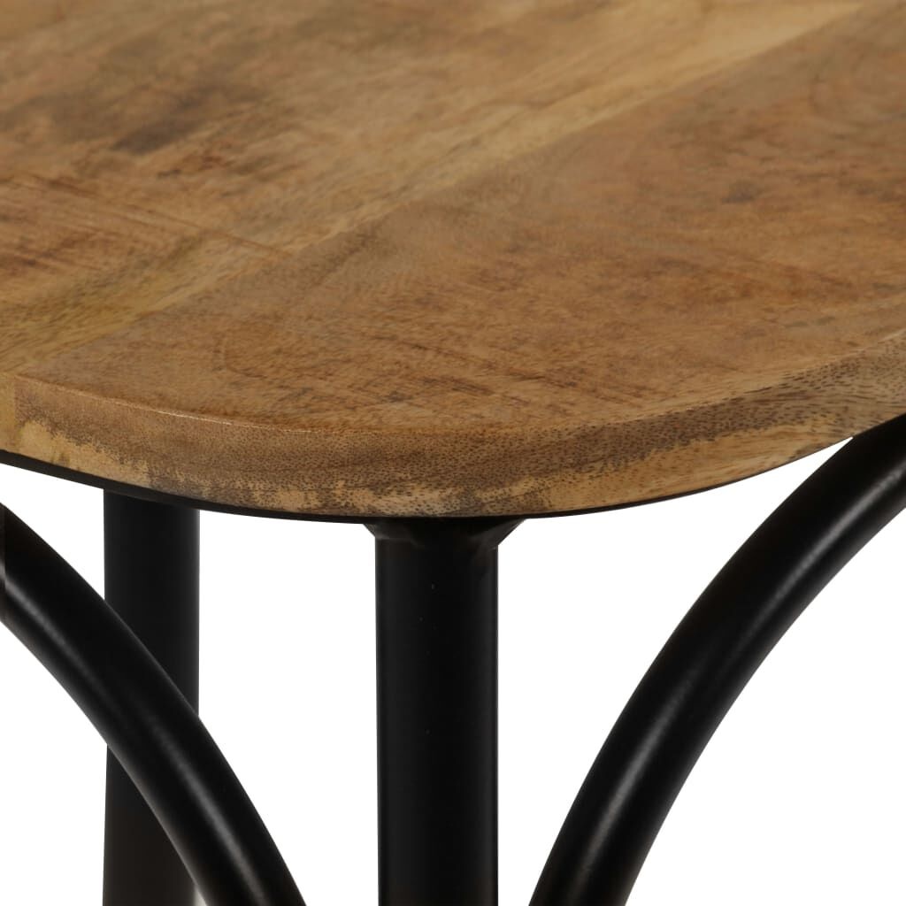 VidaXL Kruisstoelen (2x) Mangohout Zwart -40%! Unieke Kans!