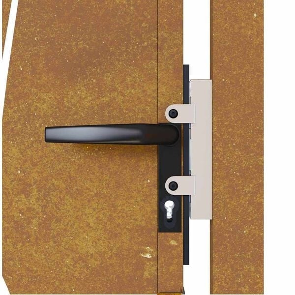 vidaXL Tuinpoort Cortenstaal Grasdesign 105x155cm - 40% Korting!