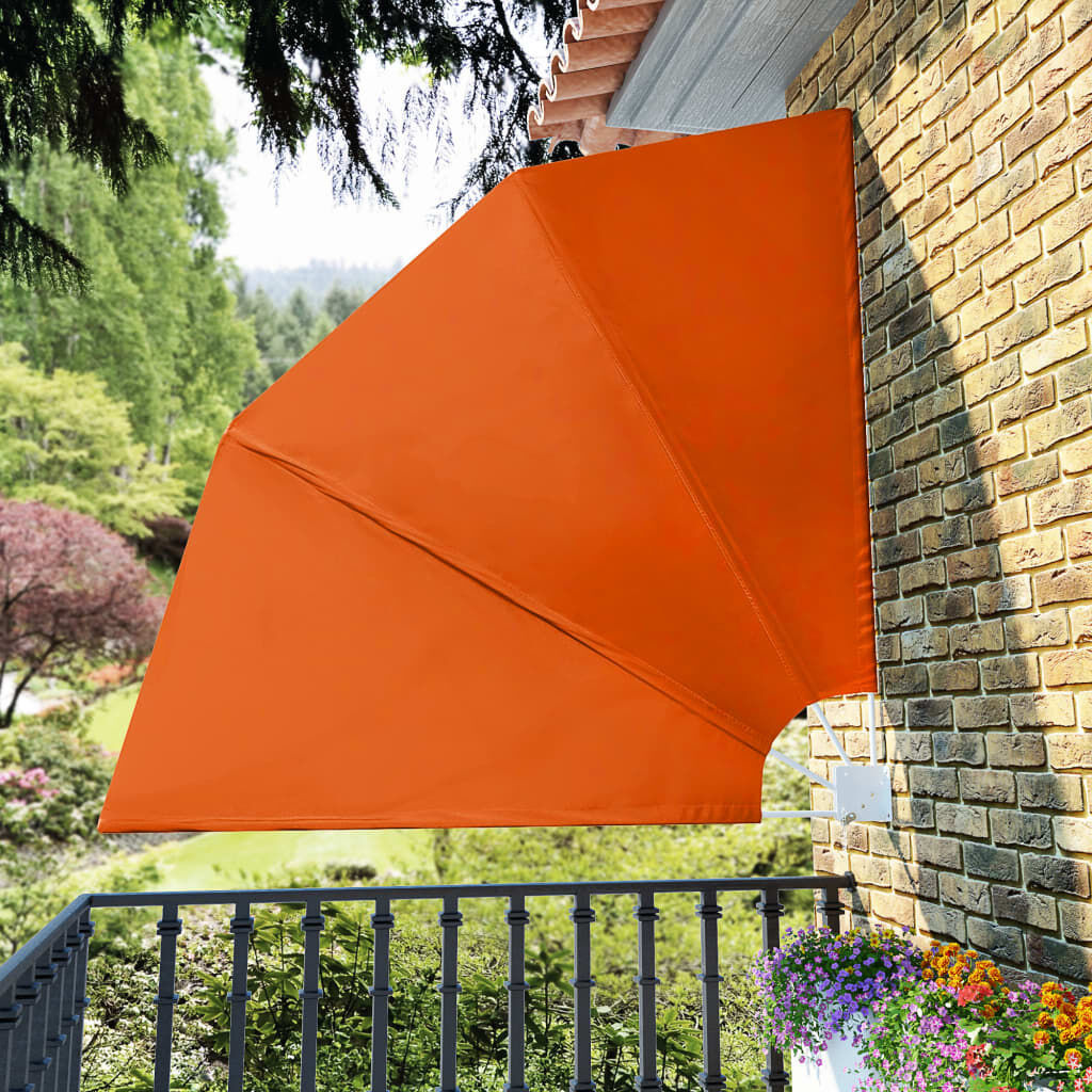 VidaXL Balkonscherm Terracotta - Inklapbaar! 40% Korting