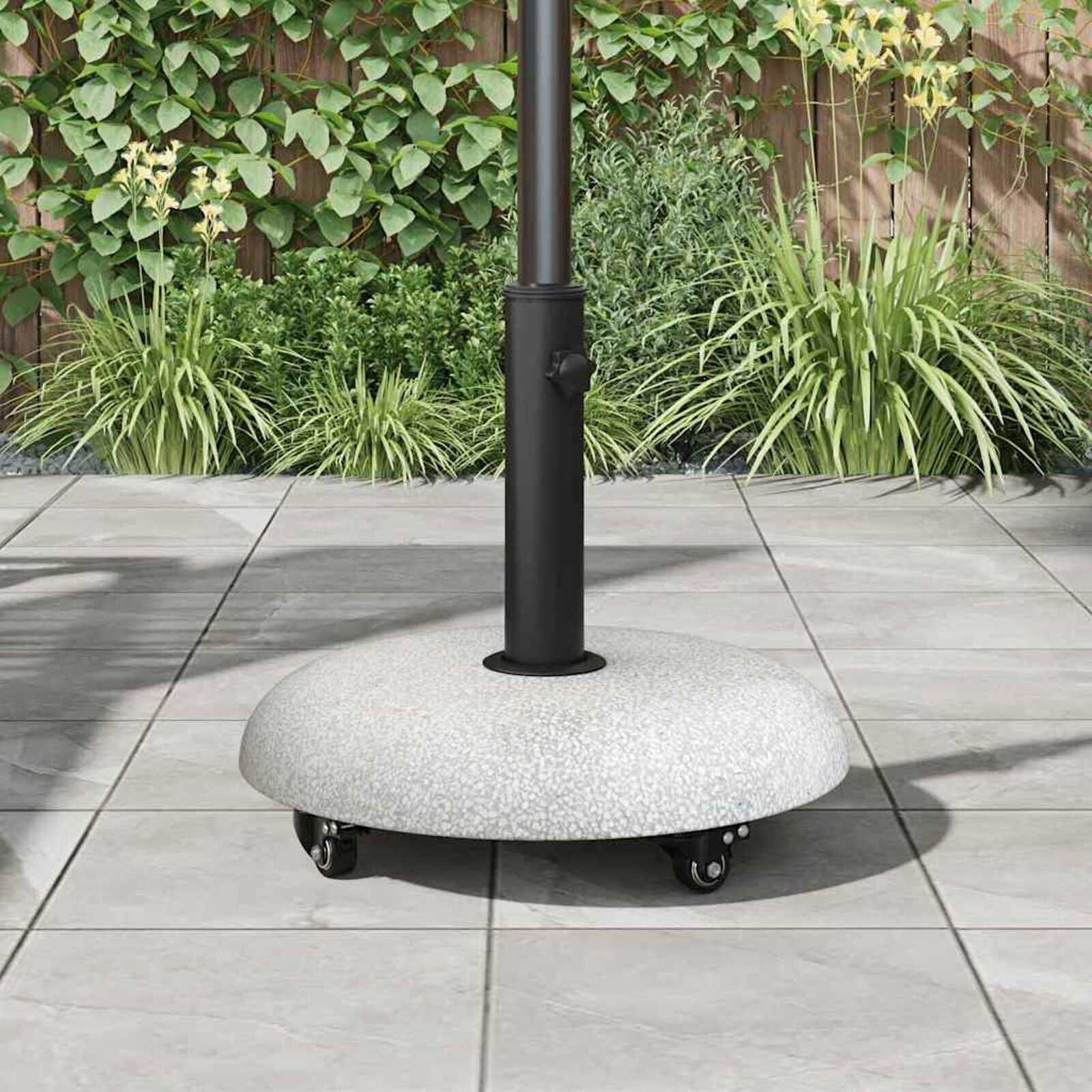 vidaXL Parasolvoet Lichtgrijs/Zwart - 40% Korting!