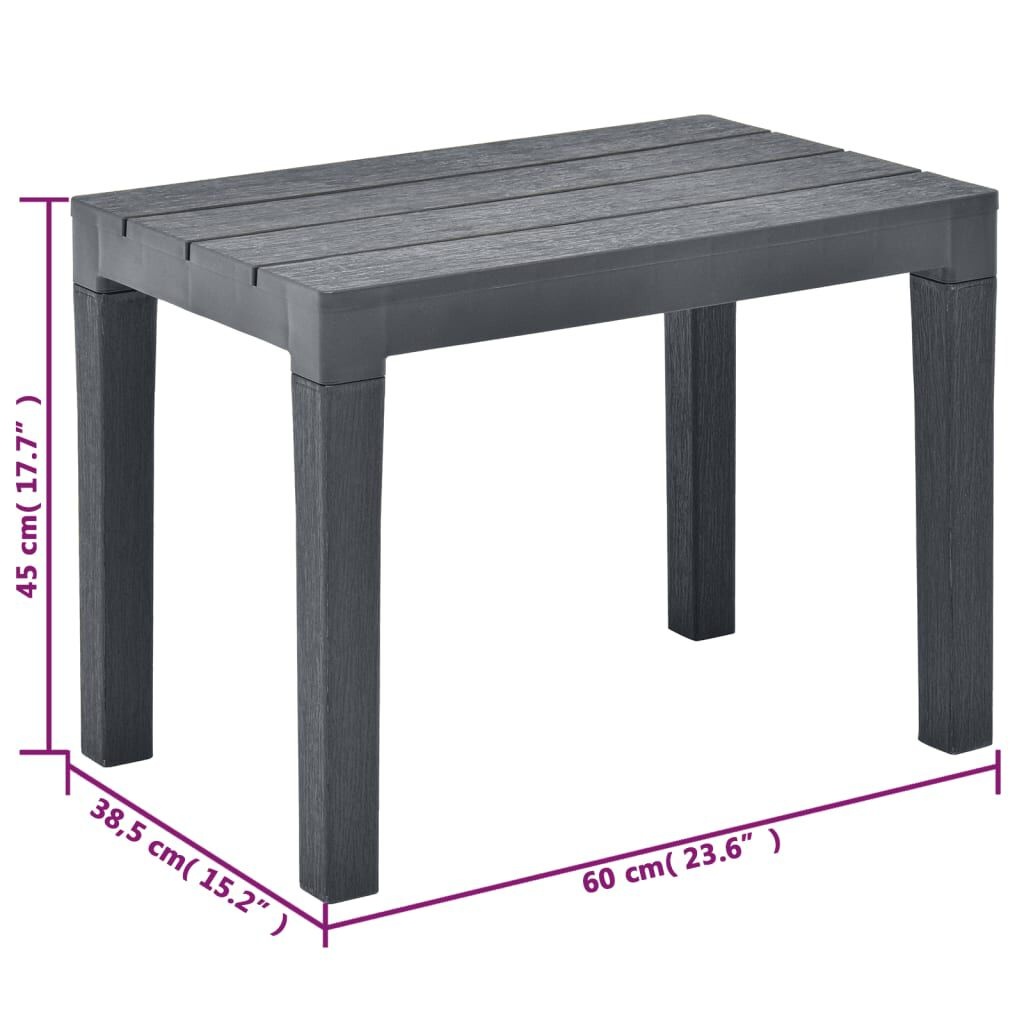 VidaXL Tuinbanken (2x) Antraciet - Nieuwstaat - 35% Korting!