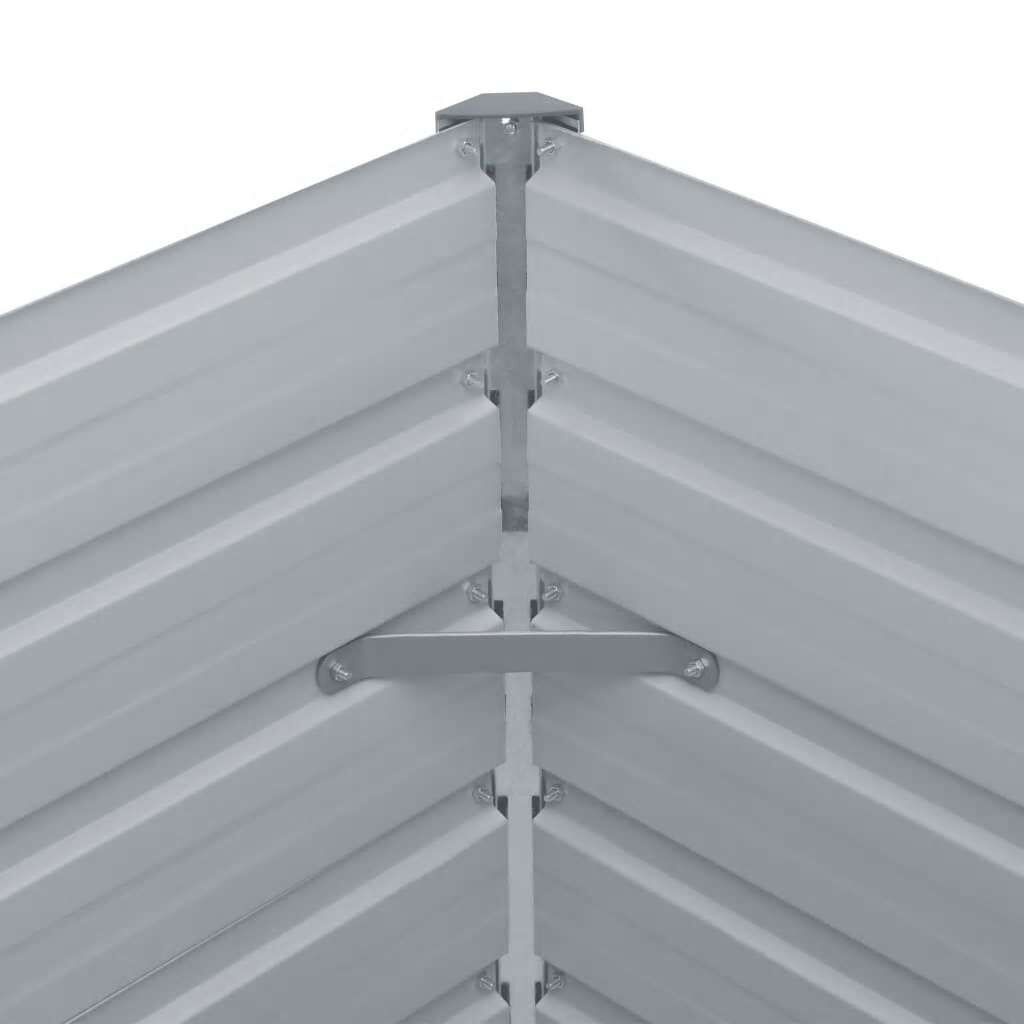 VidaXL Verhoogde Plantenbak 320cm Grijs - 40% Korting!