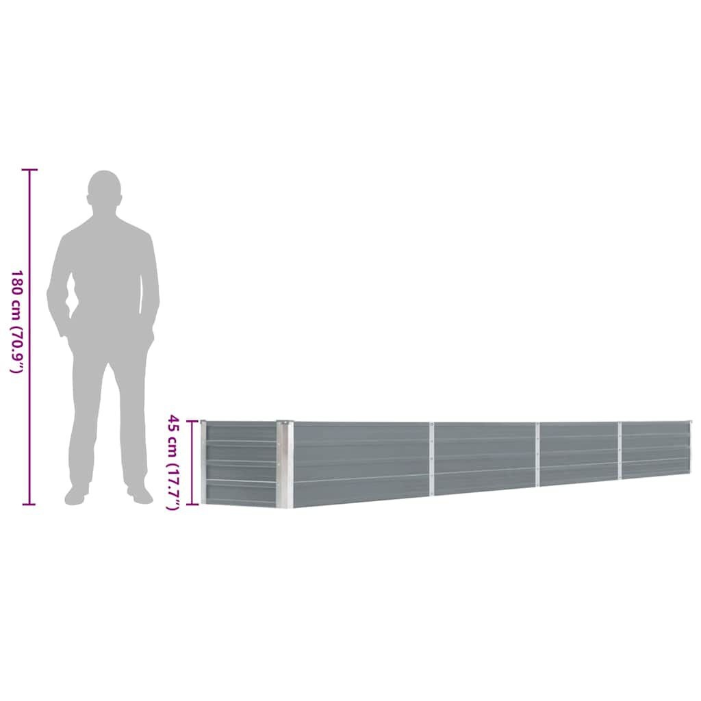 VidaXL Verhoogde Plantenbak 320cm Grijs - 40% Korting!
