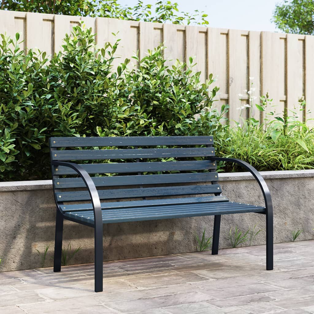 Tuinbank Hout Grijs 120cm - 40% Korting! (Retour)