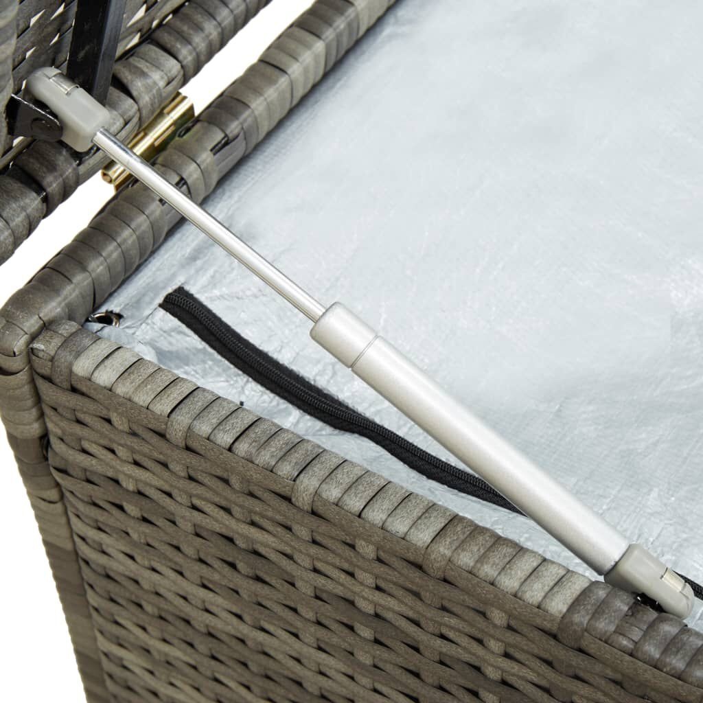Tuinbox Poly Rattan Grijs 200cm - 40% Korting!