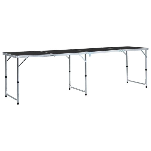 vidaXL Campingtafel Inklapbaar 240cm - 40% Korting!