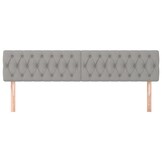 vidaXL Hoofdborden (2x) Lichtgrijs 90cm - 60% Korting!