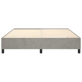Bedframe 180x200 Lichtgrijs Fluwelen - 60% Korting! (Beschadigd)