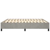 Bedframe 180x200 Lichtgrijs Fluwelen - 60% Korting! (Beschadigd)