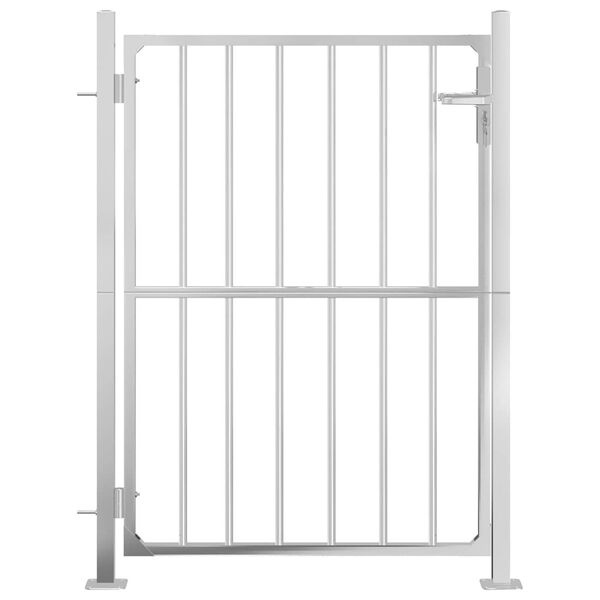 vidaXL Tuinpoort RVS 100x145cm - Krasjes - 55% Korting!