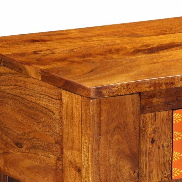 vidaXL Wandtafel 110x35x75 cm massief acaciahout