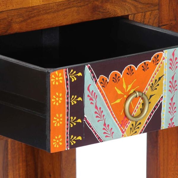vidaXL Wandtafel 110x35x75 cm massief acaciahout