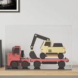 vidaXL Vitrine Acryl 56x36x37cm - Transparant - 42% Korting!